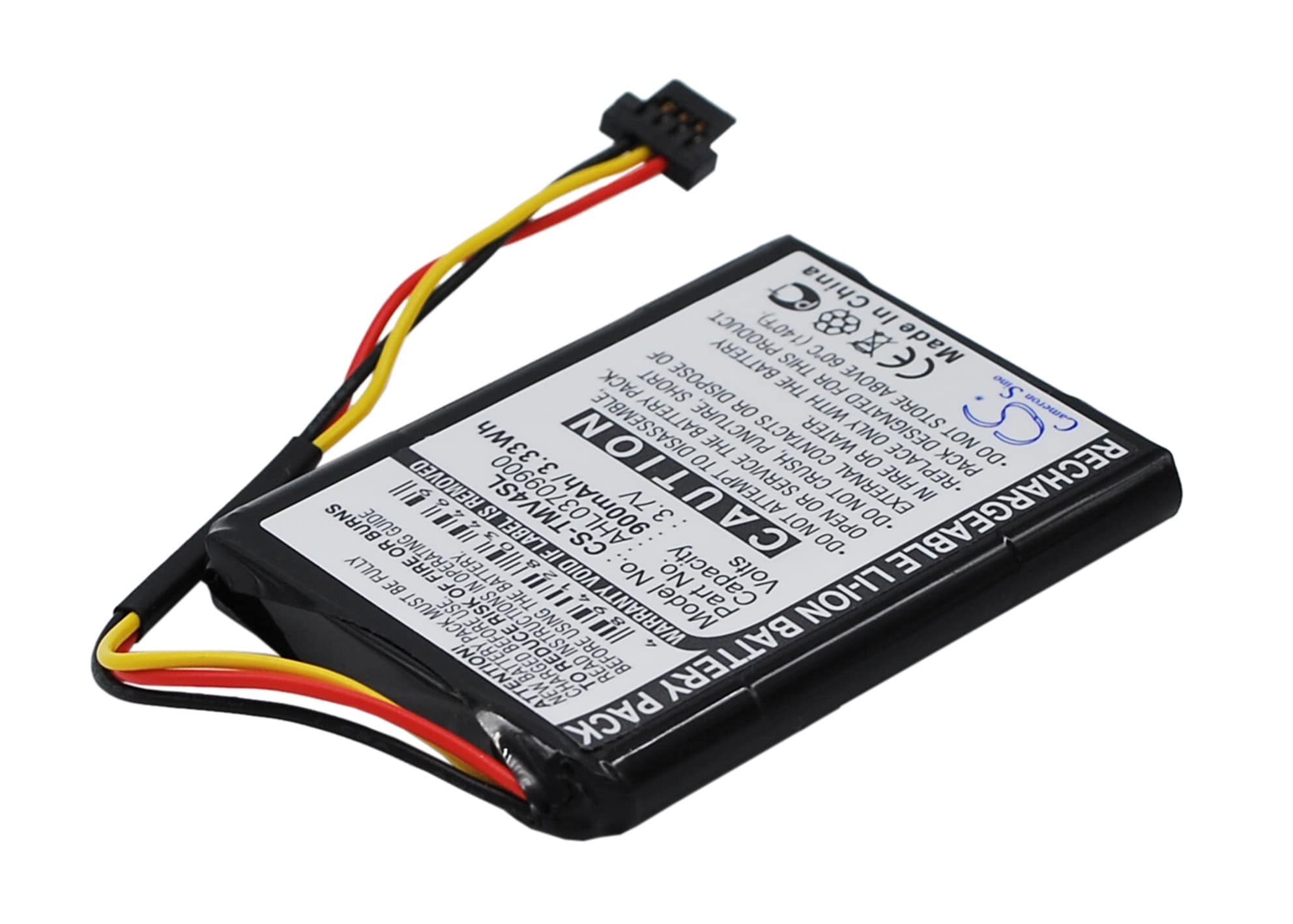 Batteri til GPS, navigasjonssystem for TomTom One V4, One V4 Traffic, One V4 Classic m.fl.