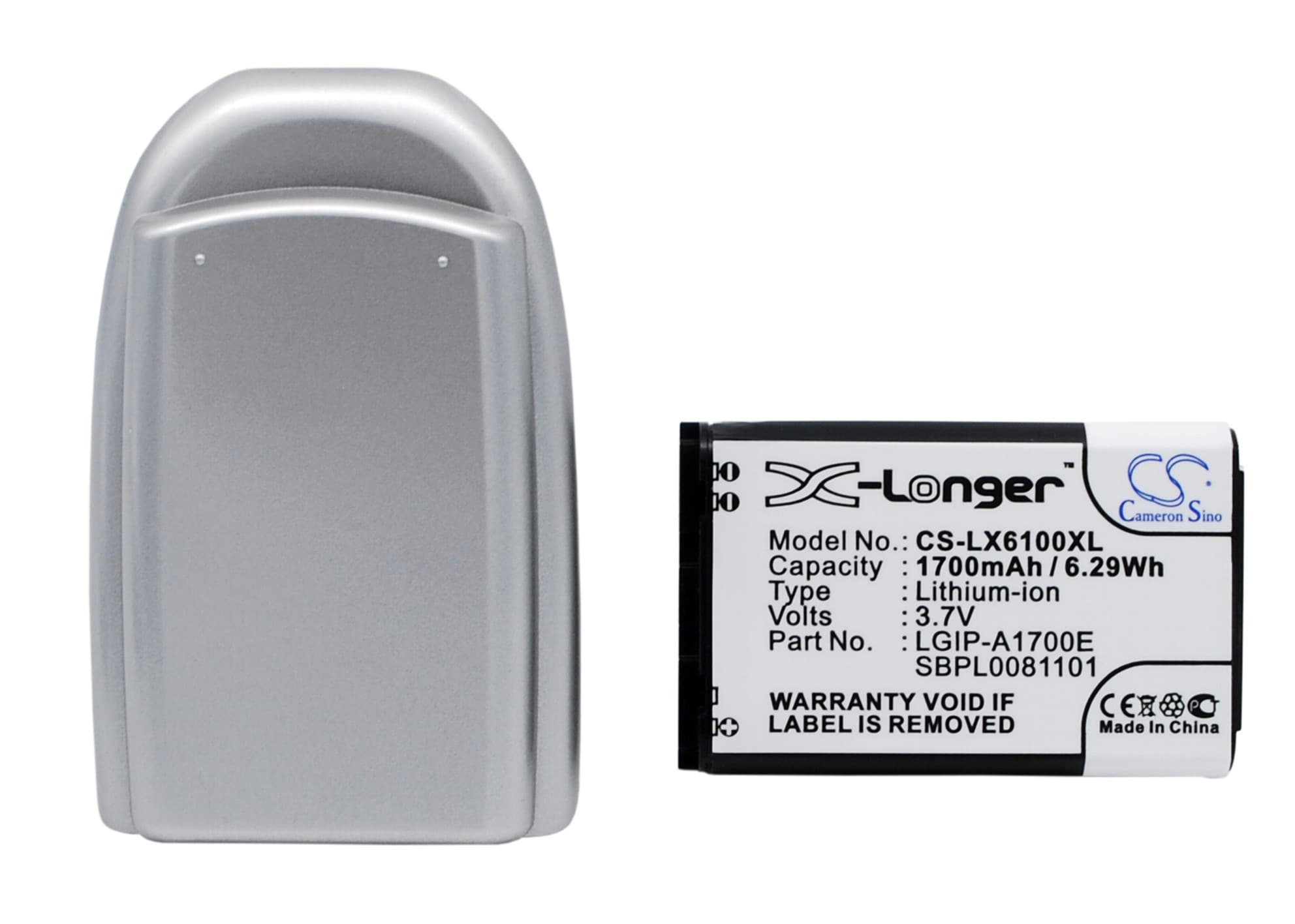 Batteri til mobiltelefon, smarttelefon for LG VX6100