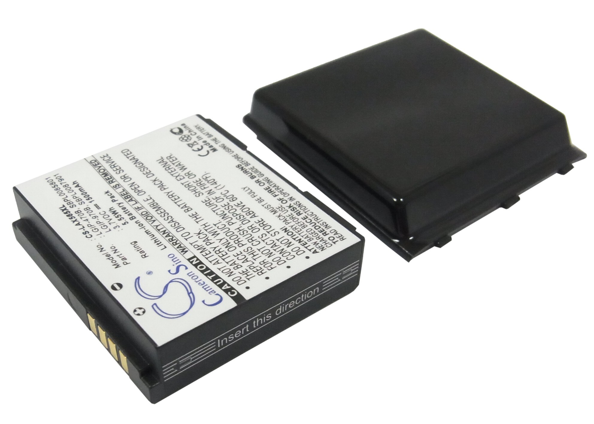Batteri til mobiltelefon, smarttelefon for LG AX565, UX565, LX570 m.fl.