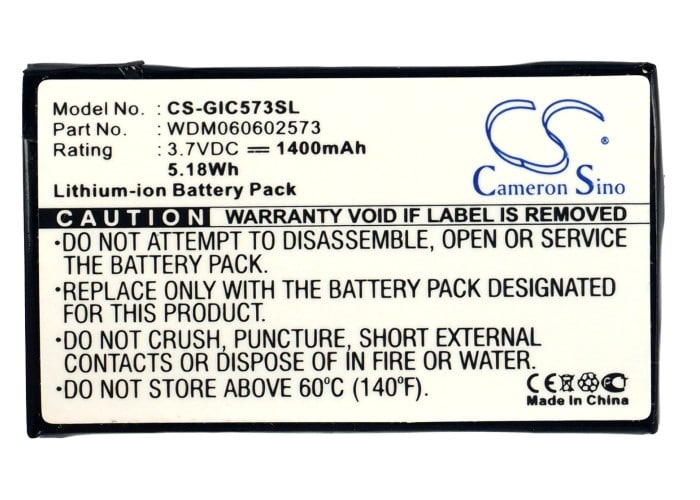 Batteri til RAID-kontroller for Gigabyte GC-RAMDISK, GC-RAMDISK 1.2, GC-RAMDISK 1.1 m.fl.