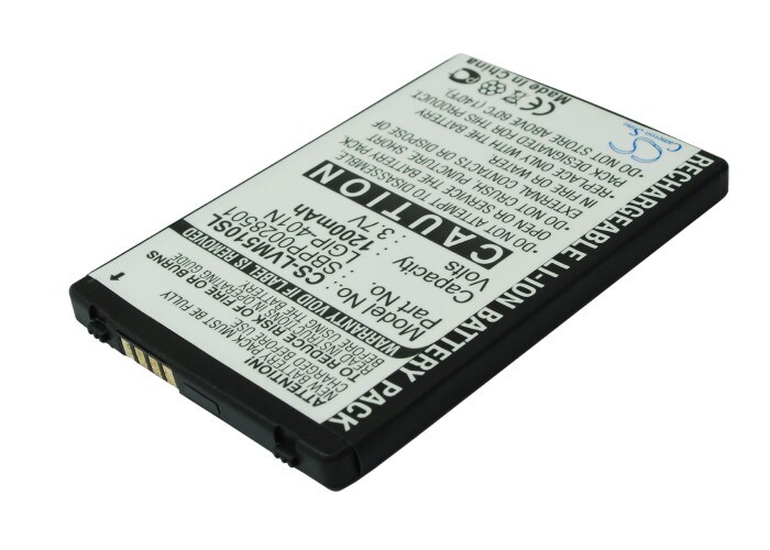 Batteri til mobiltelefon, smarttelefon for LG Touch LN510, Rumor Touch, VM510 m.fl.