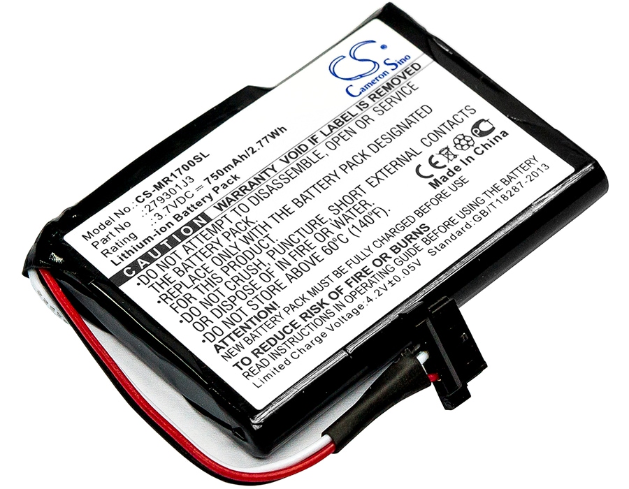 Batteri til GPS, navigasjonssystem for Magellan RoadMate 1700