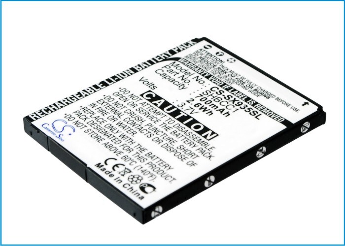 Batteri til mobiltelefon, smarttelefon for Sharp Waterpoof 935SH, 936SH, 934SH m.fl.