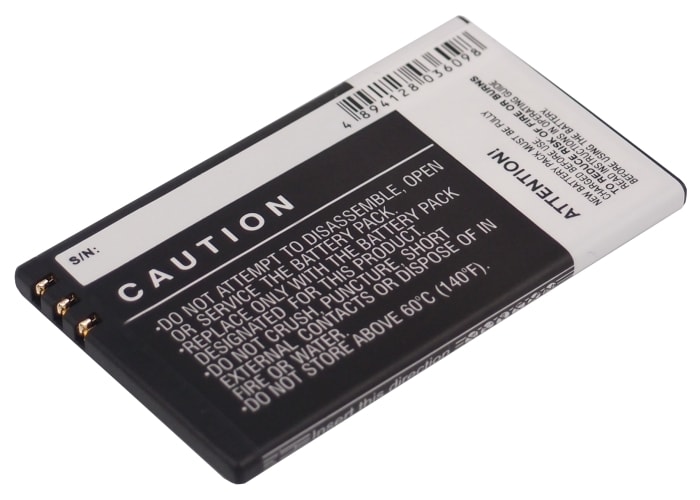 Batteri til mobiltelefon, smarttelefon for Nokia 8800E, 8900E, 8900i