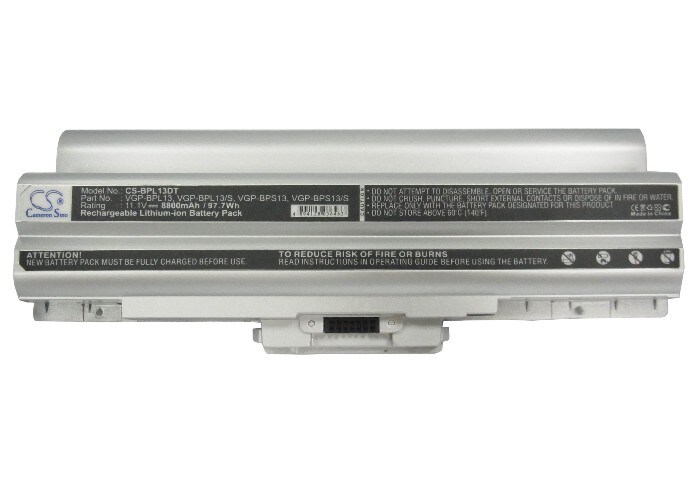 Batteri til bærbar PC, notatbok til Sony VAIO VGN-AW230J/H, VAIO VGN-AW235J/B m.fl.