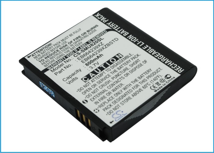 Batteri til mobiltelefon, smarttelefon for Samsung SCH-U820, Reality U820