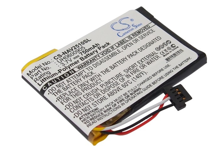 Batteri til GP, navigasjonssystem for Navigon 2510, 2510 Explorer