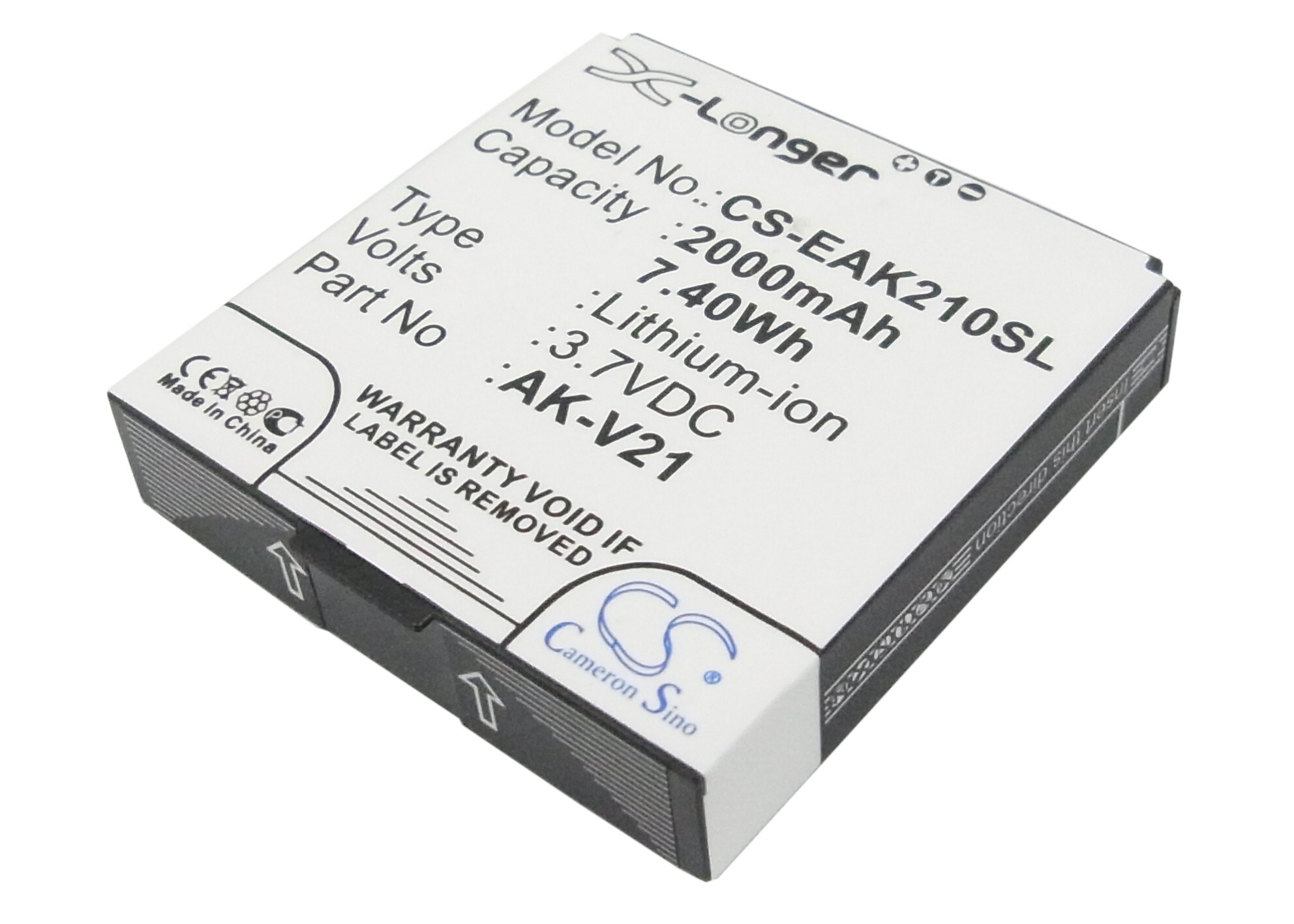 Batteri til mobiltelefon, smarttelefon for Emporia AK-V21, Talk, Time V20 m.fl.