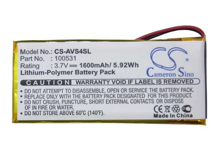 Batteri til mediespiller for Archos 43 Vision, 43 Vision EU, 43 Vision US