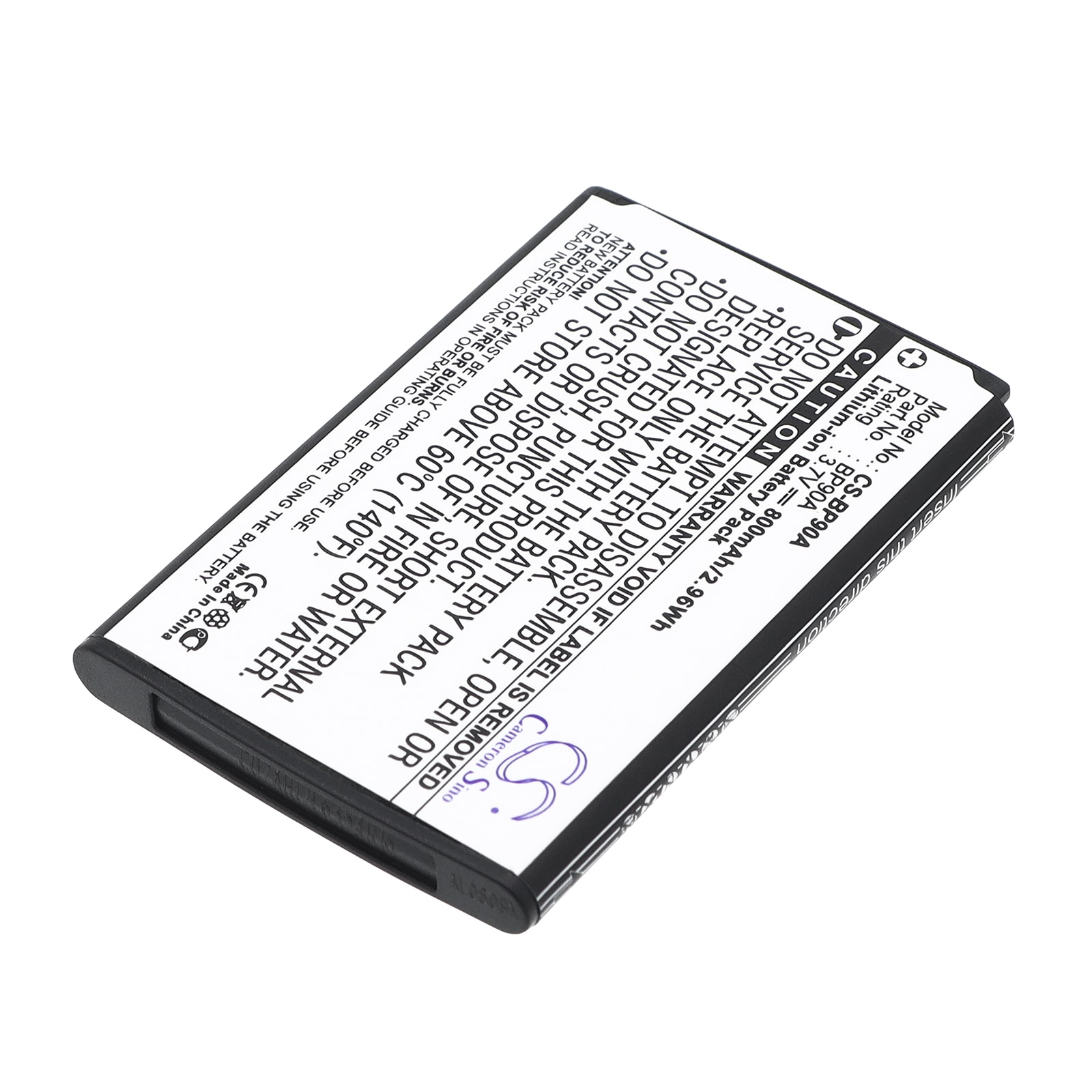 Batteri til kamera for Samsung HMX-E10WP, HMX-E10BP, HMX-E100P m.fl.