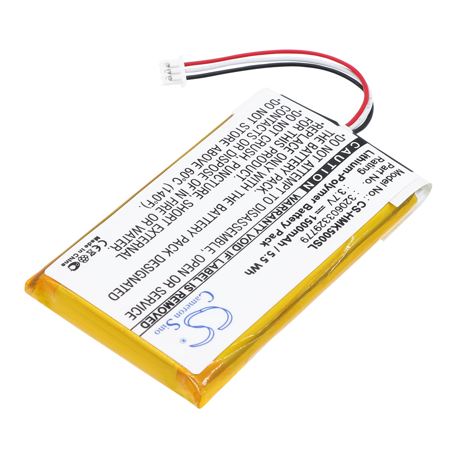 Batteri til GPS, navigasjonssystem for Harmon Kardon GPS-500
