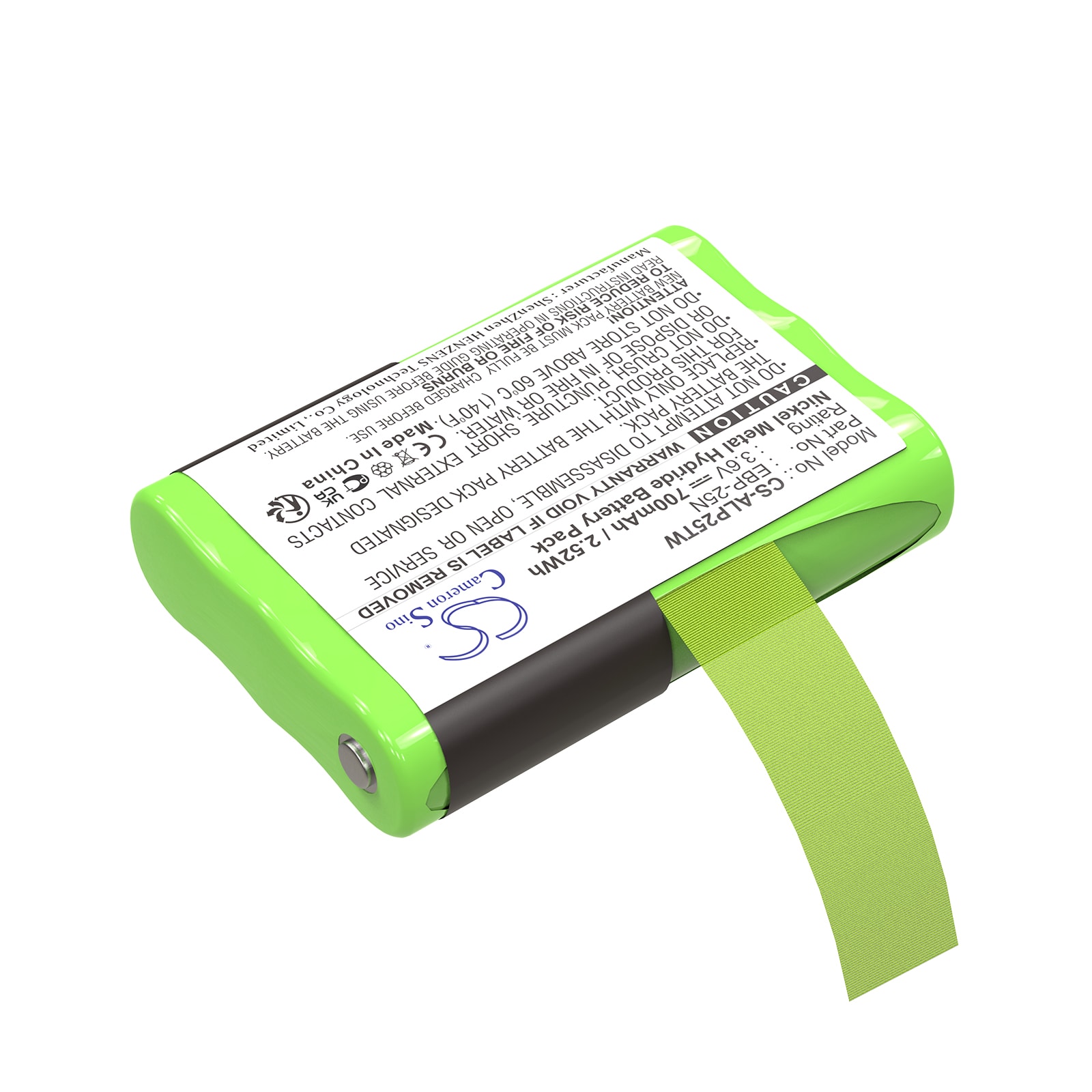 Batteri til toveis radio for Alinco DJ-S41, PMR446, DJ-SR1