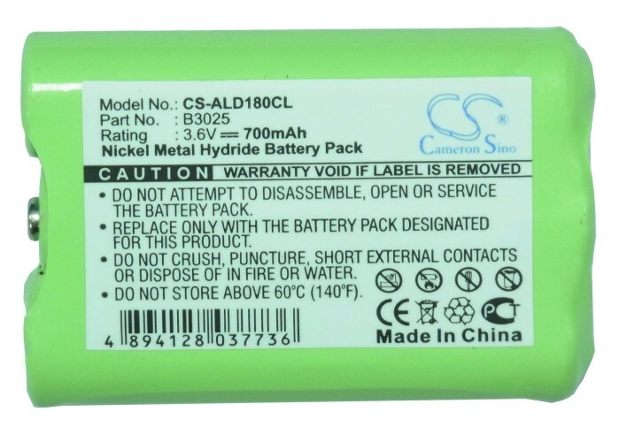 Batteri til trådløs telefon for LifeTec LT-9986, 681