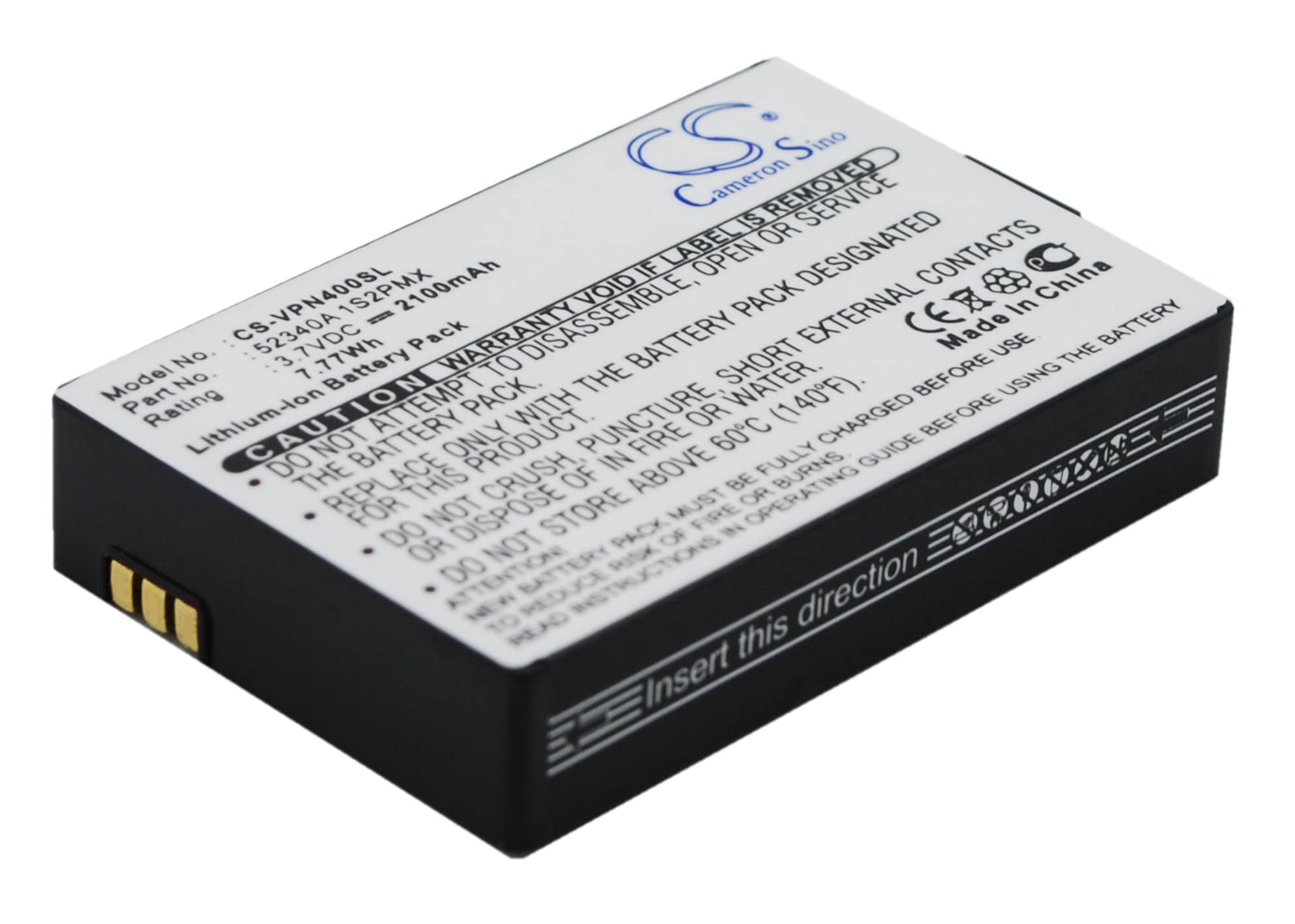Batteri til GPS, navigasjonssystem for VDO Dayton PN4000, PN4000-TSN, BAT-4060