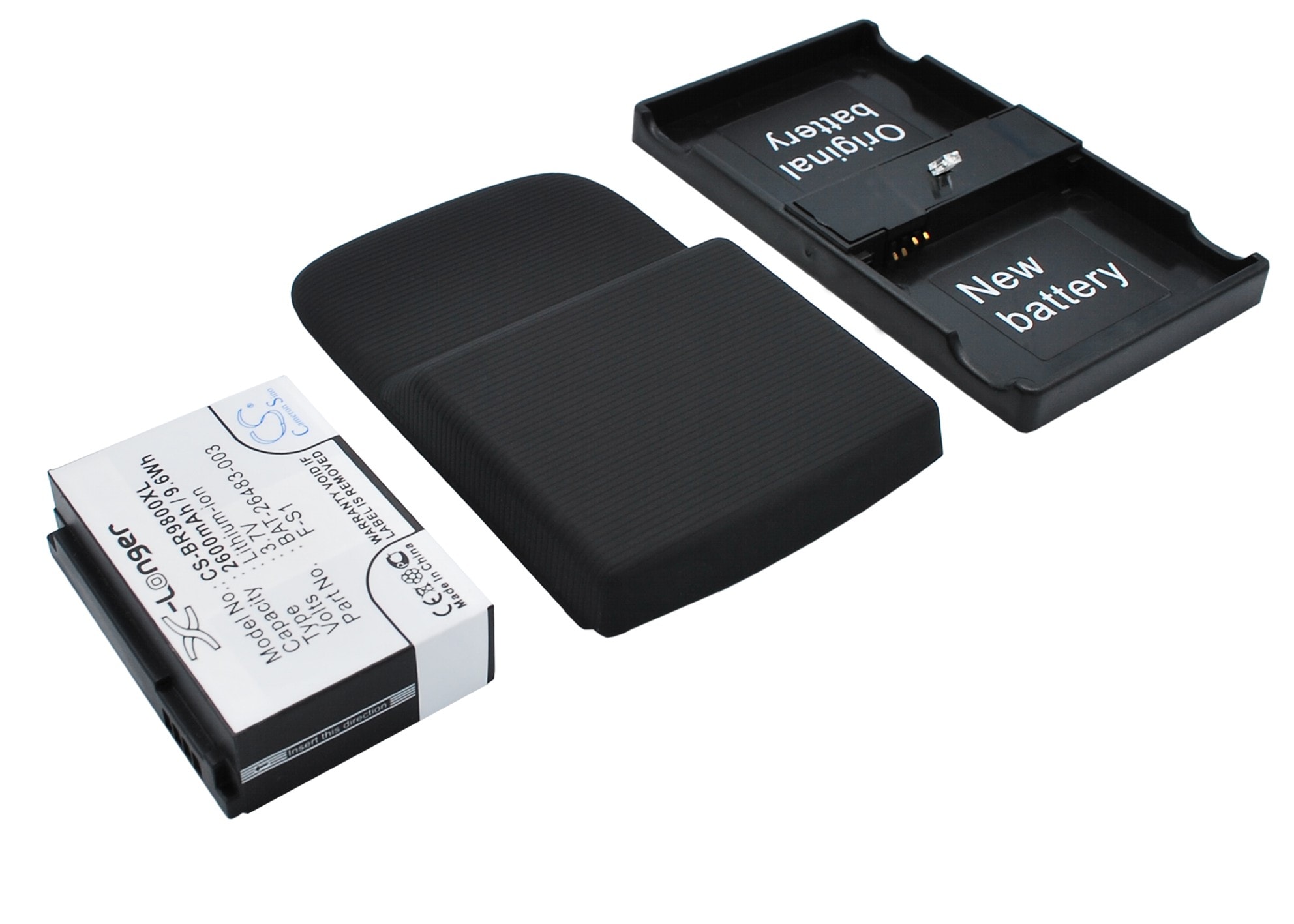 Batteri til mobiltelefon, smarttelefon for BlackBerry Torch, Torch 9800