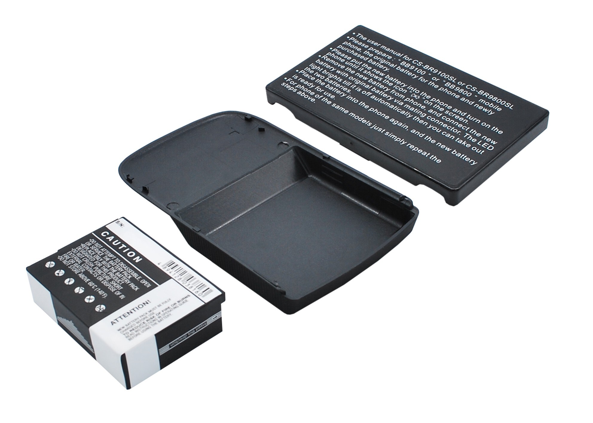 Batteri til mobiltelefon, smarttelefon for BlackBerry Torch, Torch 9800