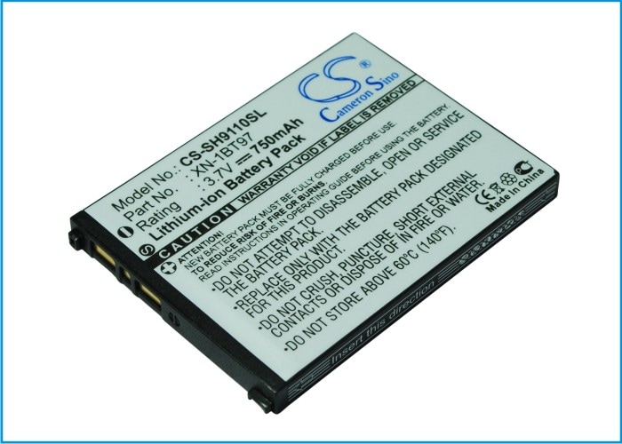 Batteri til mobiltelefon, smarttelefon for Sharp SH9110, SH9110C, SH6228C m.fl.