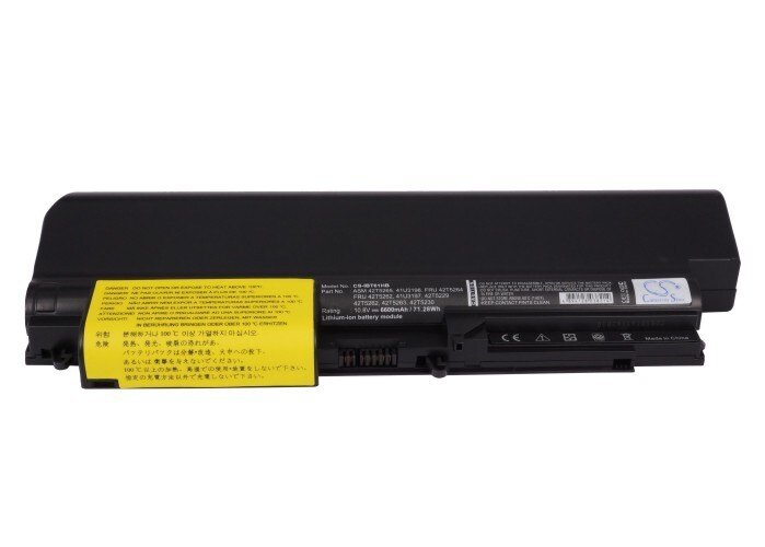 Batteri til bærbar PC, Notatbok for IBM ThinkPad T61 7659, ThinkPad T400 2764 m.fl.