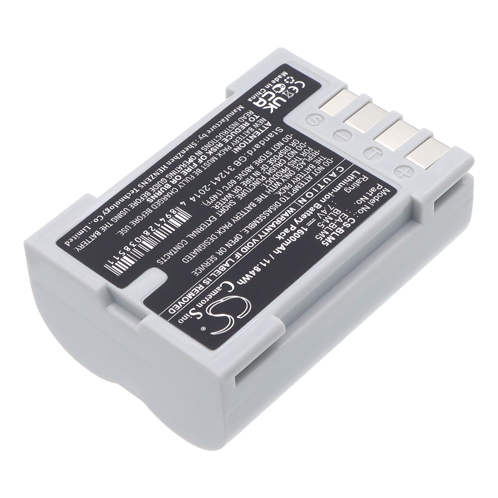 Batteri til kamera for Olympus E3, E5, E30