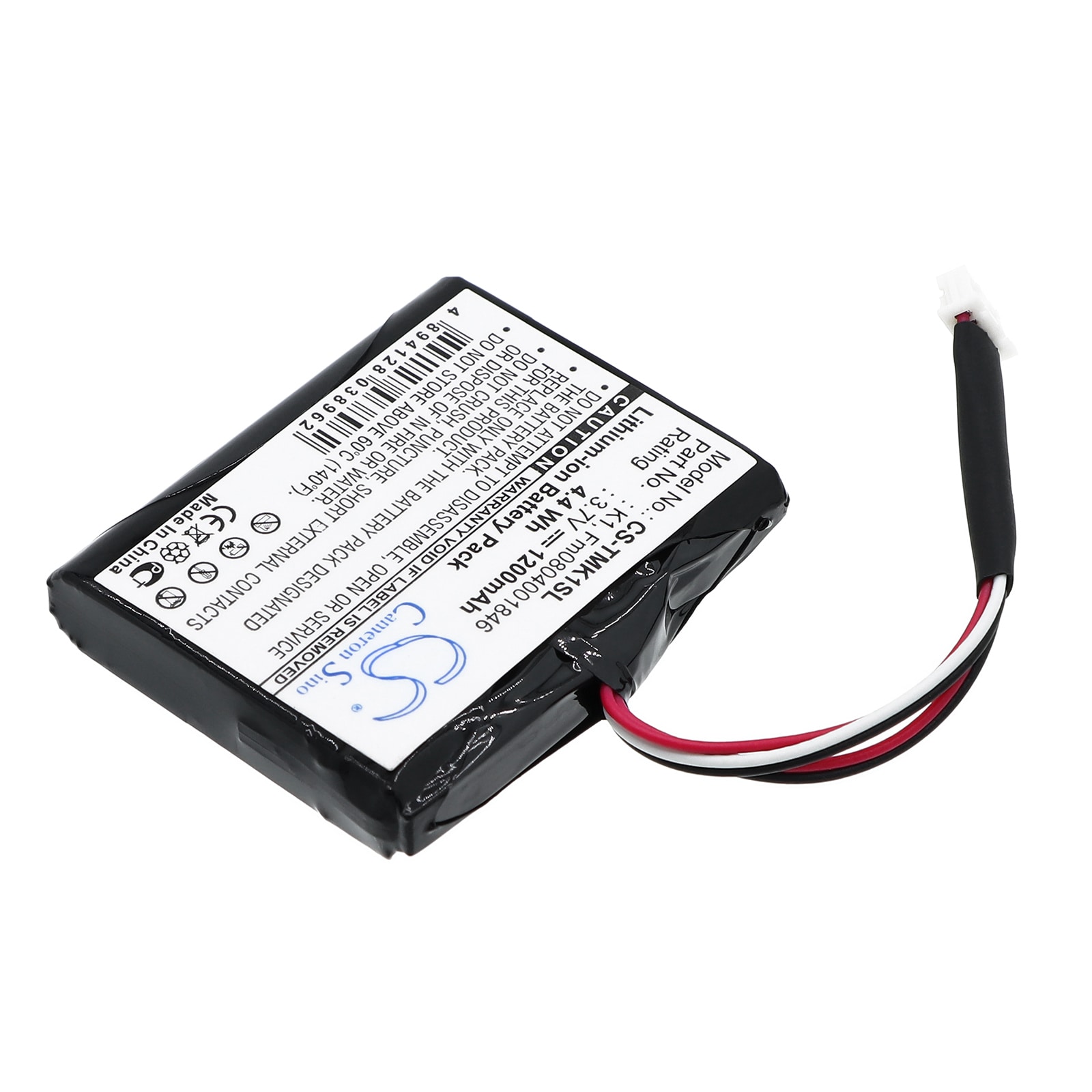 Batteri til GP, navigasjonssystem for TomTom One XL HD Traffic