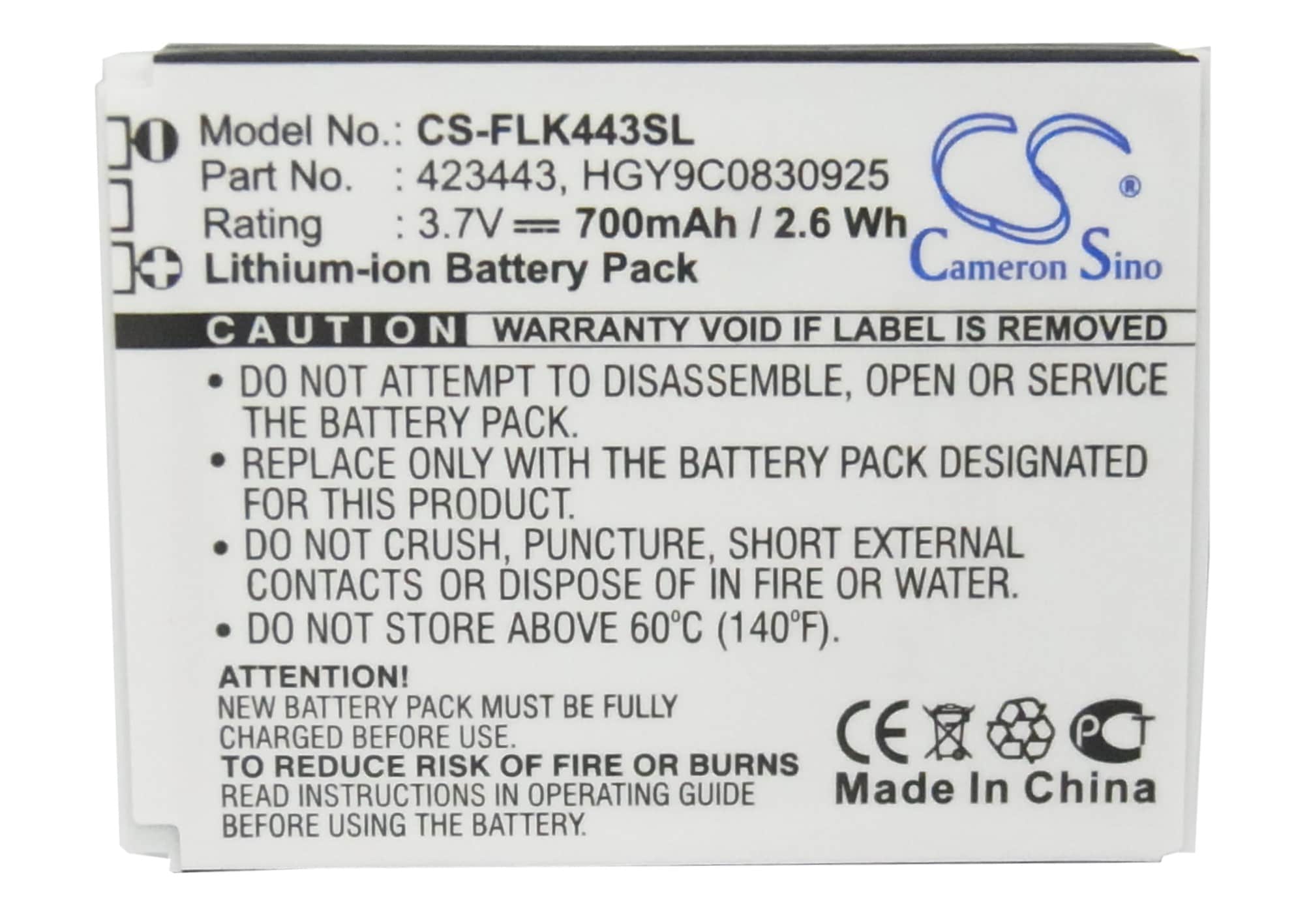 Batteri til trådløst headset for FOXLINK 423443