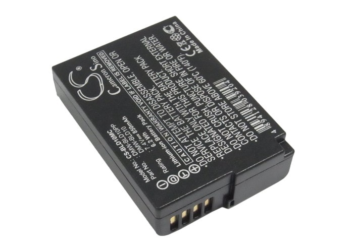 Batteri til kamera for Panasonic Lumix DMC-GF2, Lumix DMC-GF2CK, Lumix DMC-GF2CS m.fl.