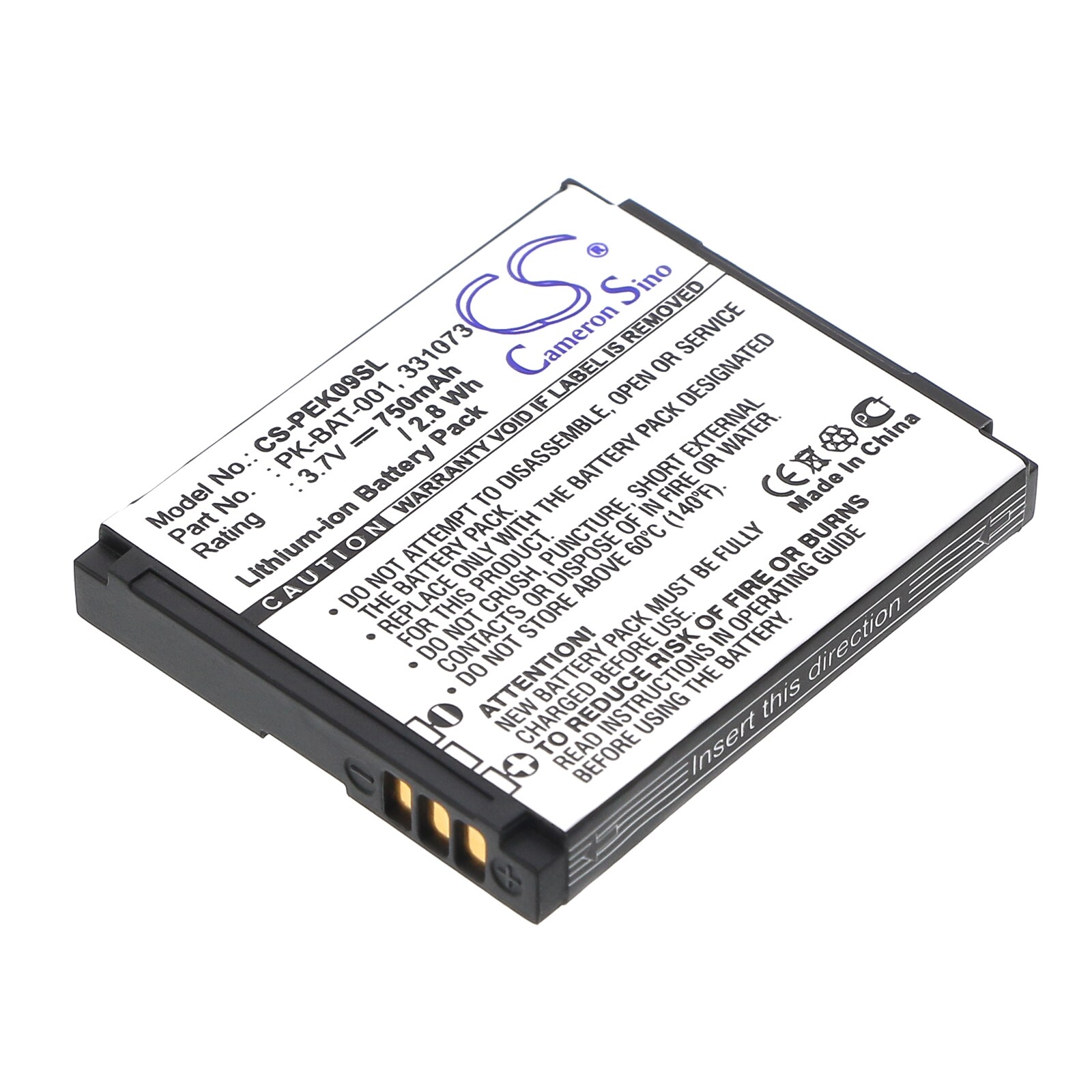 Batteri til mobiltelefon, smarttelefon for Peek Pronto, 9