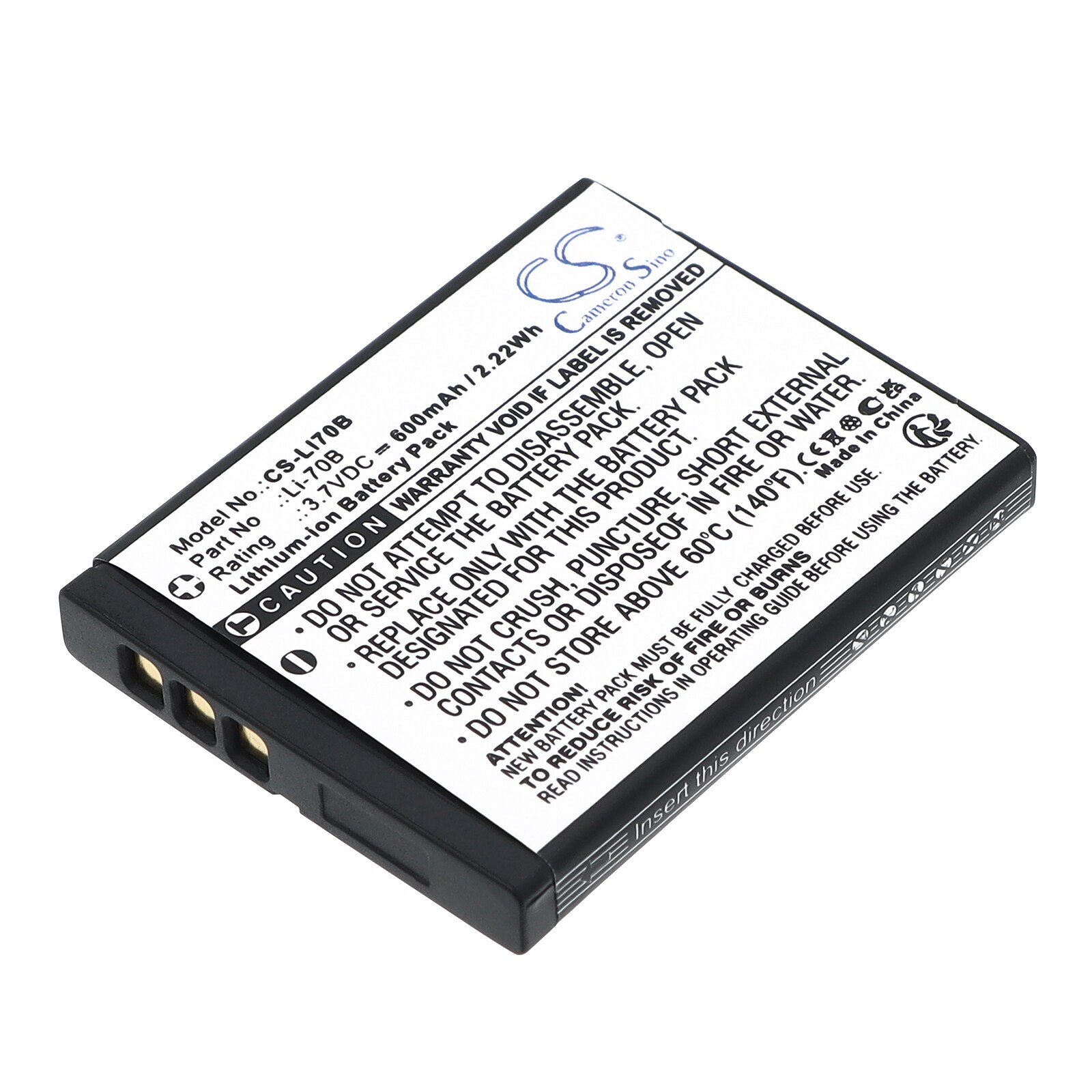 Batteri til kamera for Olympus FE-4020, FE-4040, X-940 m.fl.