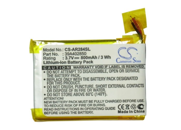 Batteri til mediespiller for Archos 28 Internet Tablet, 8100
