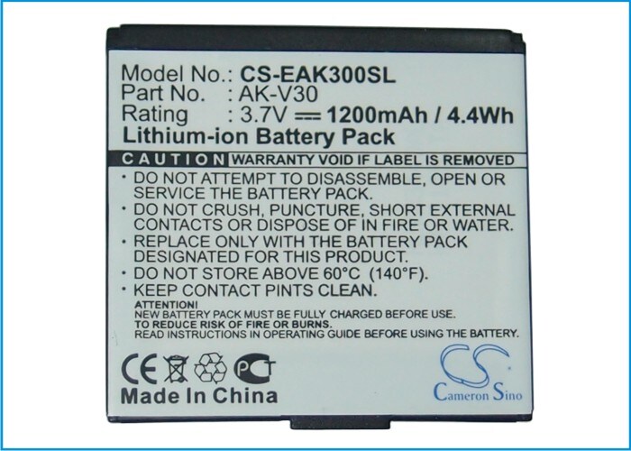 Batteri til mobiltelefon, smarttelefon for Emporia TIME V30