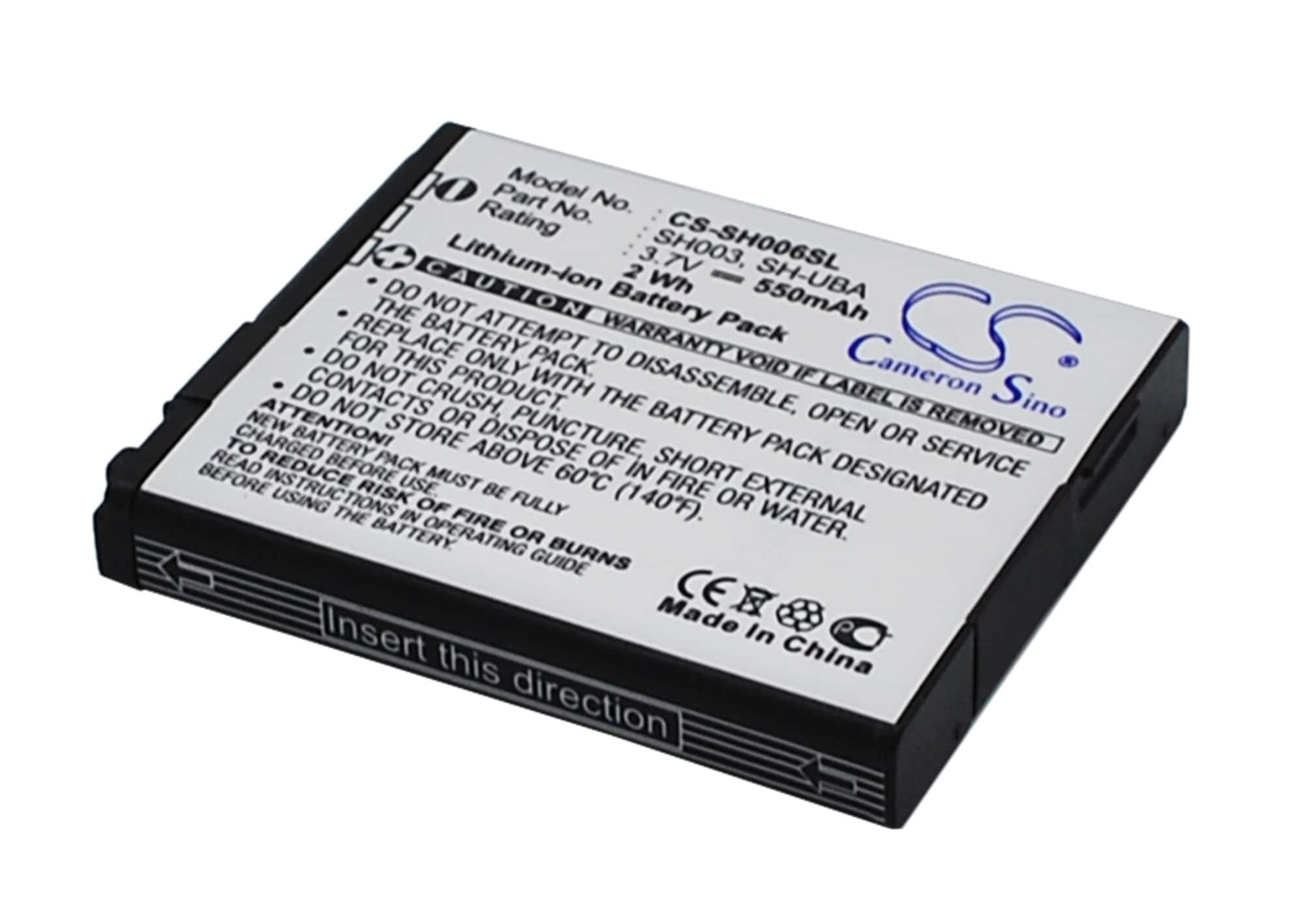 Batteri til mobiltelefon, smarttelefon for Sharp AQOUS SHOT SH006, AQOUS SHOT SH003, SH006 m.fl.