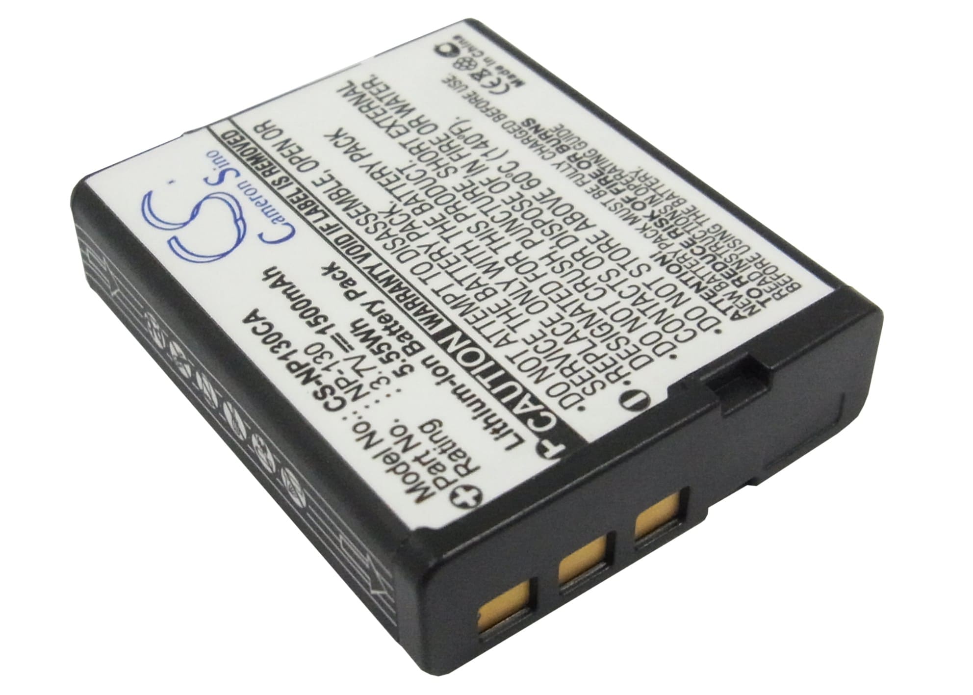 Batteri til kamera for Casio Exilim EX-H30, EX-ZR100, Exilim EX-H30BK m.fl.