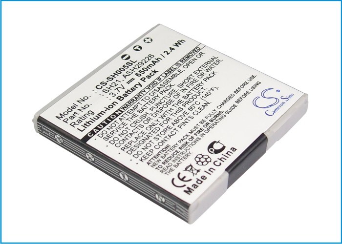Batteri til mobiltelefon, smarttelefon for Sharp SH-02A, SH-01B, SH-02B m.fl.