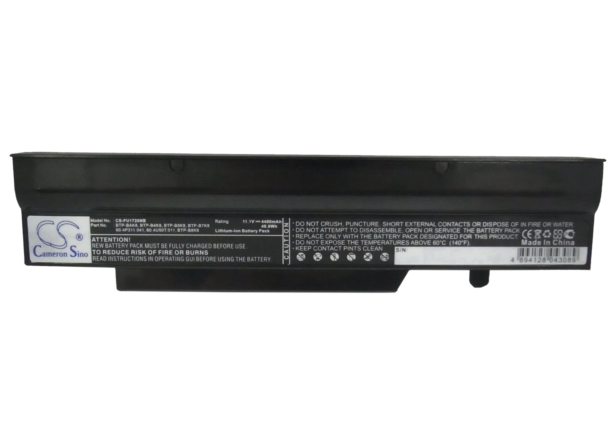 Batteri til bærbar PC, Notatbok for Fujitsu Esprimo Mobile V5505 m.fl.