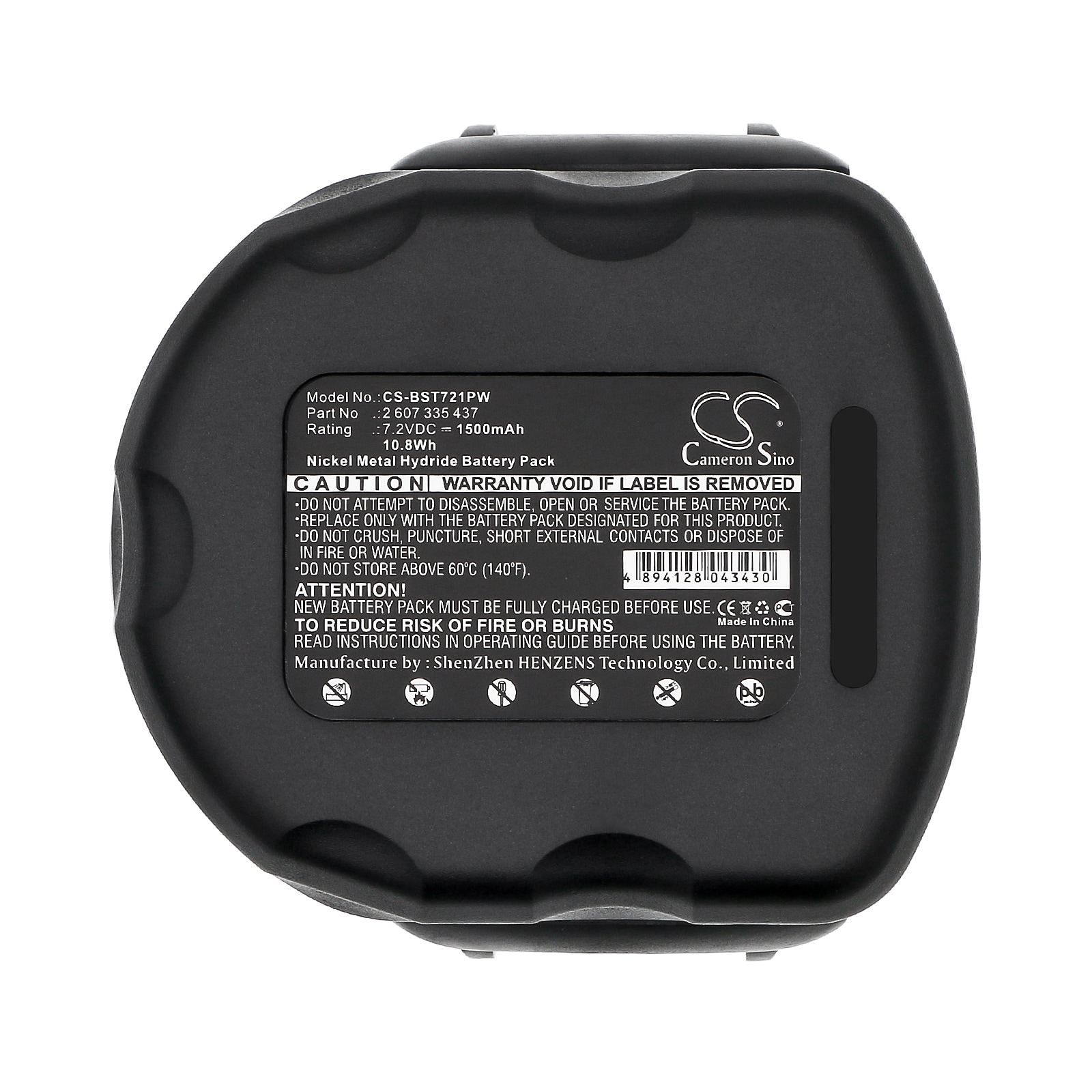 Batteri til elektriske verktøy for Bosch GSR 7.2-1, GSR7.2-1, GSR7.2-2