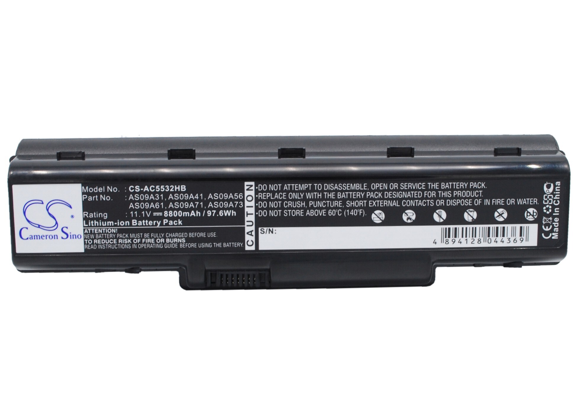 Batteri til bærbar PC, Acer Aspire 4732, Aspire 5516, Aspire 5517 m.fl.