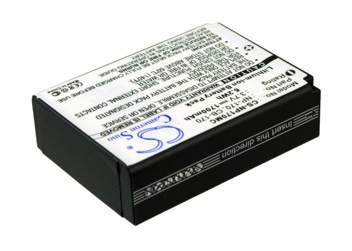 Batteri til kamera for Ordro HDV-D370, HDV-D325
