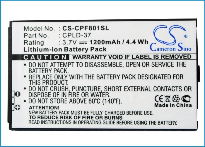Batteri til mobiltelefon, smarttelefon for Coolpad N900, N900+, F801 m.fl.