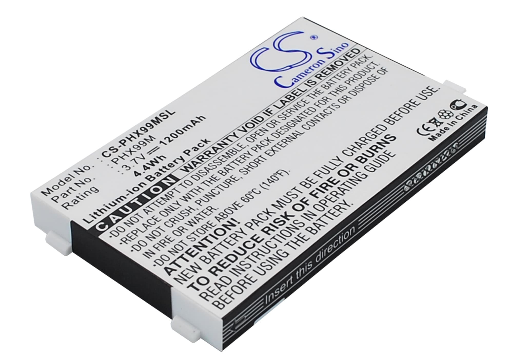 Batteri til mobiltelefon, smarttelefon for Philips Xenium 9a9M, 9@9m