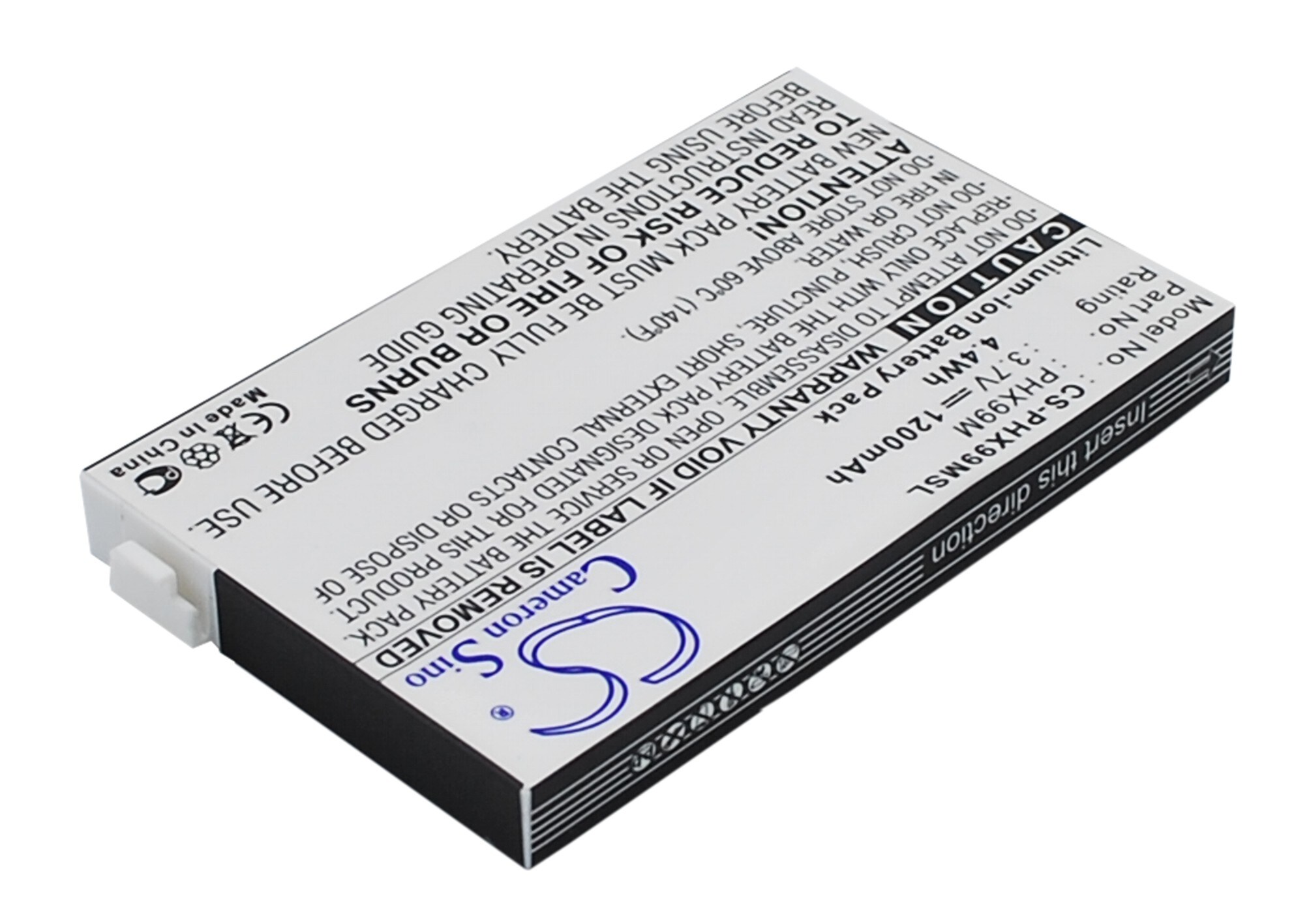 Batteri til mobiltelefon, smarttelefon for Philips Xenium 9a9M, 9@9m