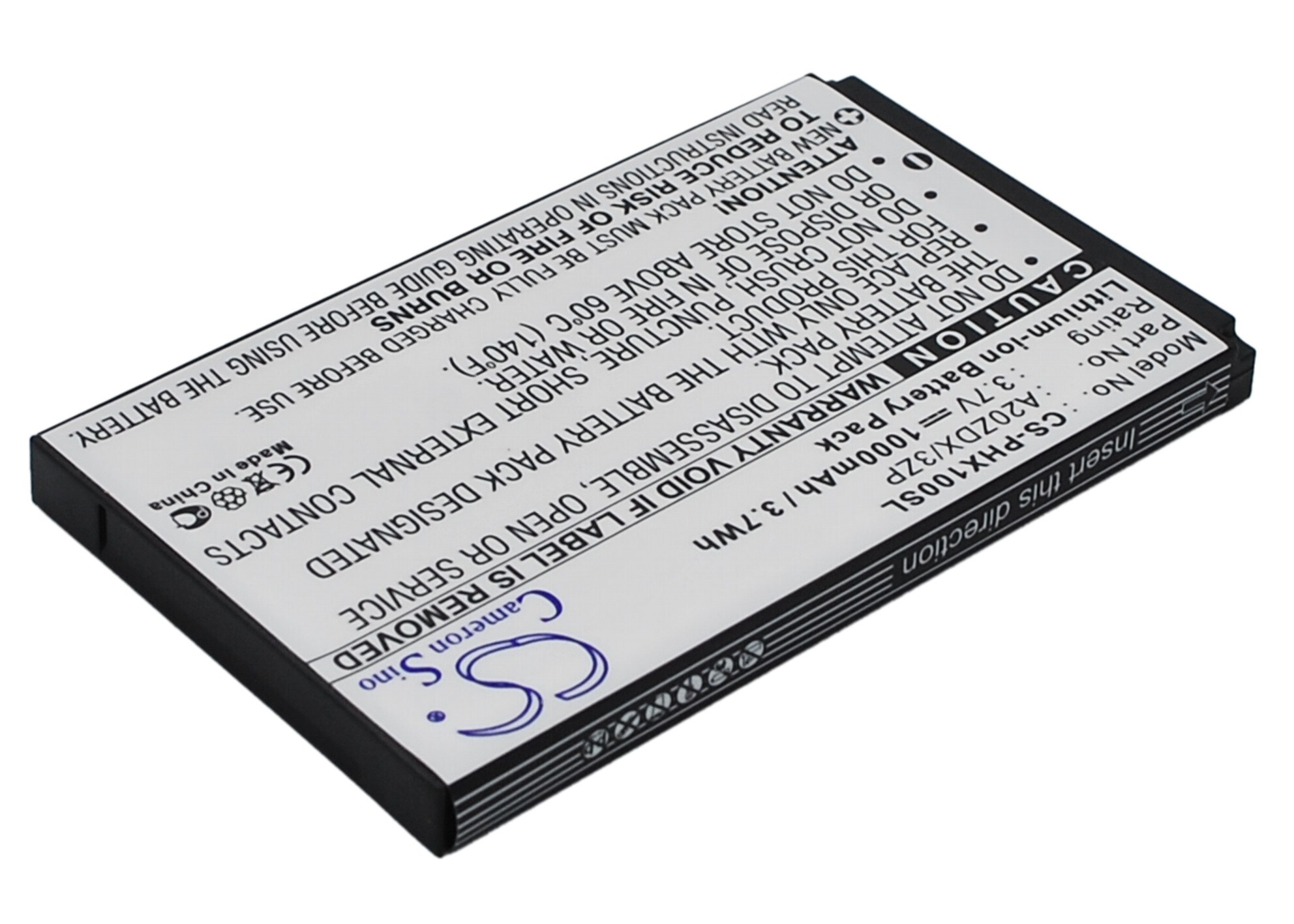 Batteri til mobiltelefon, smarttelefon for Philips Xenium X100, Xenium X325, Xenium T129