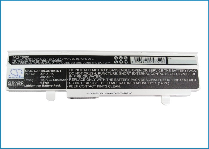 Batteri til bærbar PC, notatbok for Asus Eee PC 1015, Eee PC 1015PE, Eee PC 1016 m.fl.