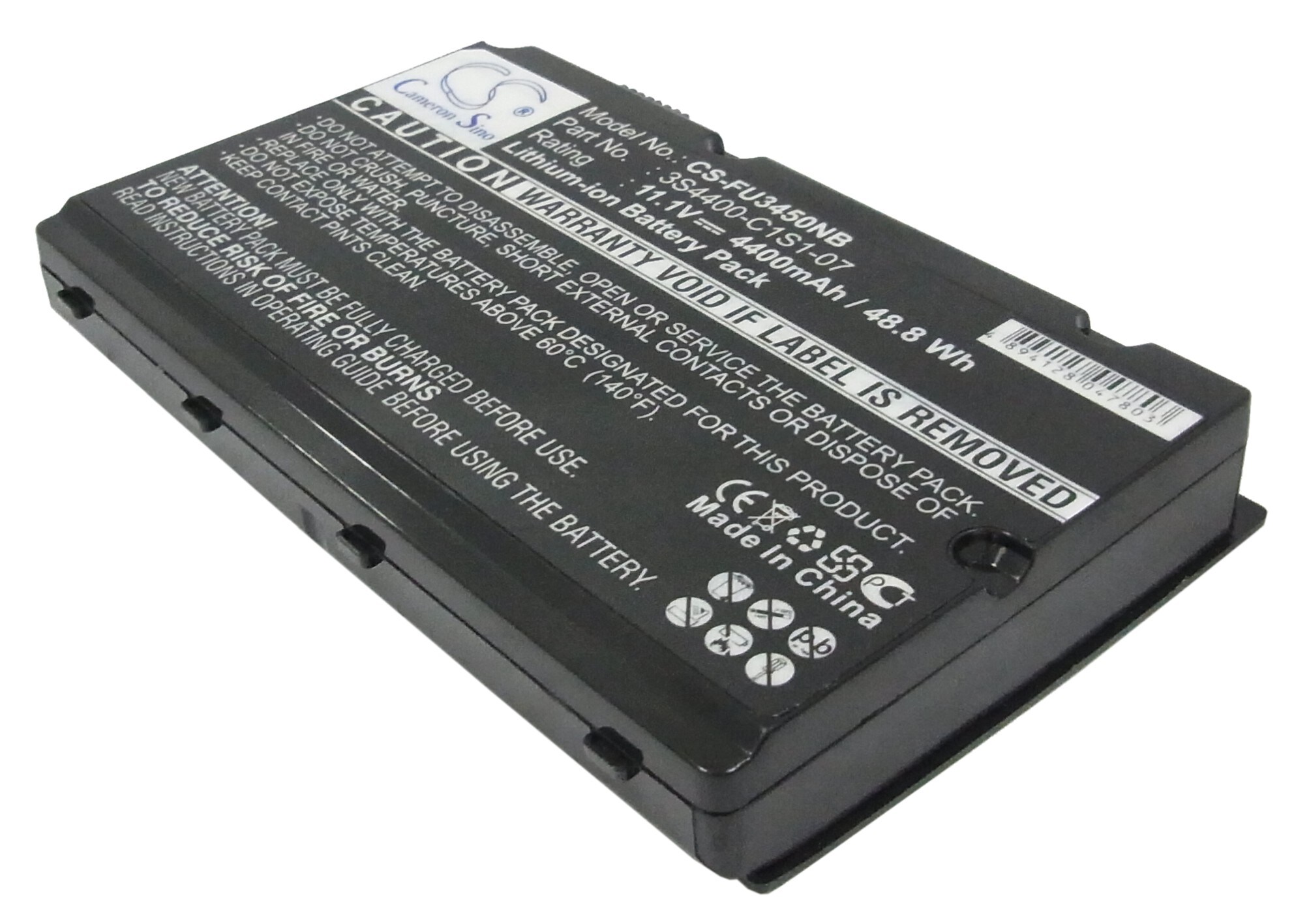 Batteri til bærbar PC, Fujitsu Amilo Pi3540, Amilo Pi3525, Amilo Pi3450
