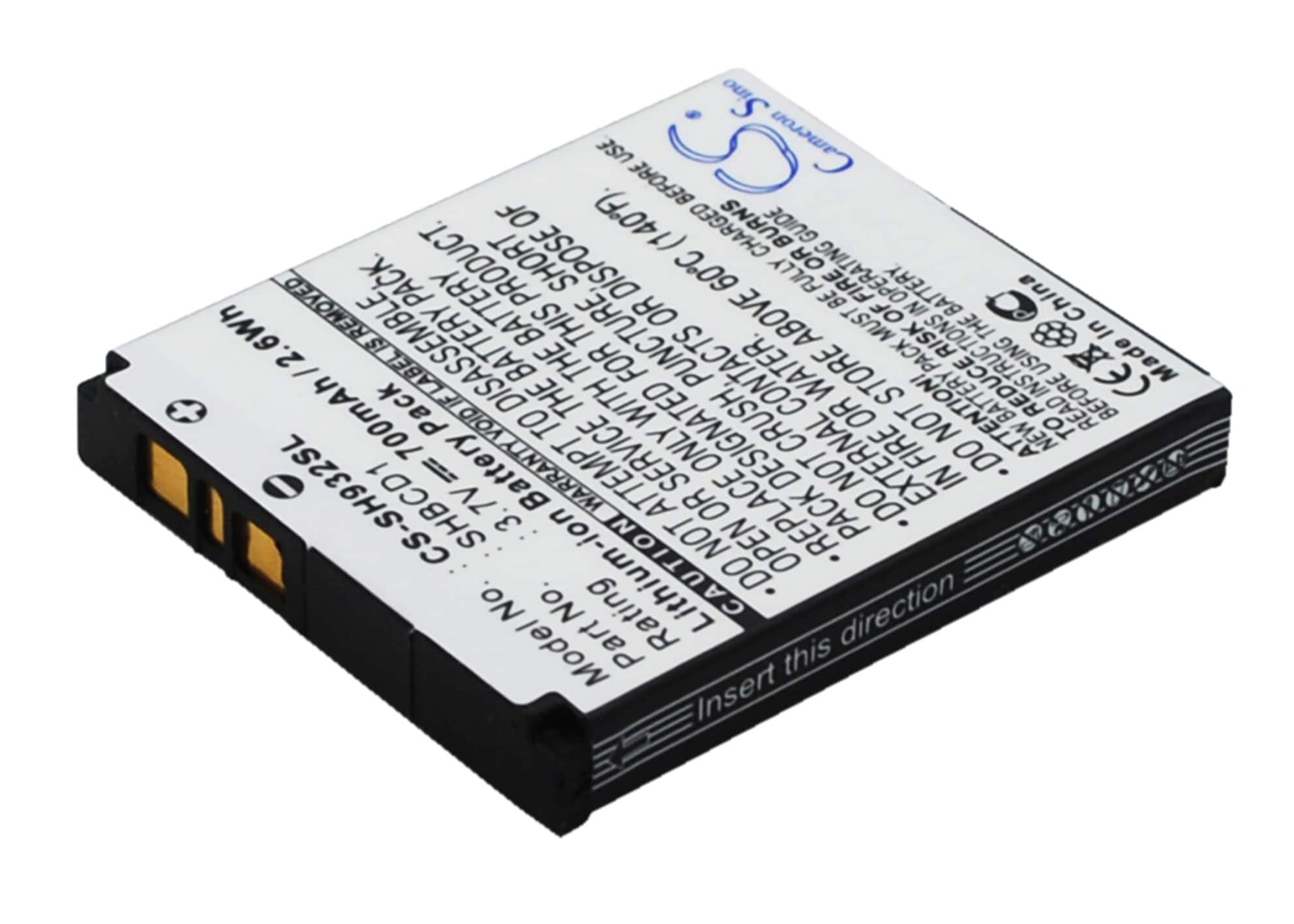 Batteri til mobiltelefon, smarttelefon for Sharp 932SH