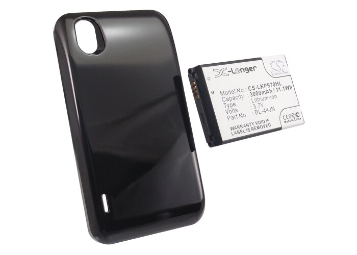 Batteri til mobiltelefon, smarttelefon for LG P970, Optimus Black