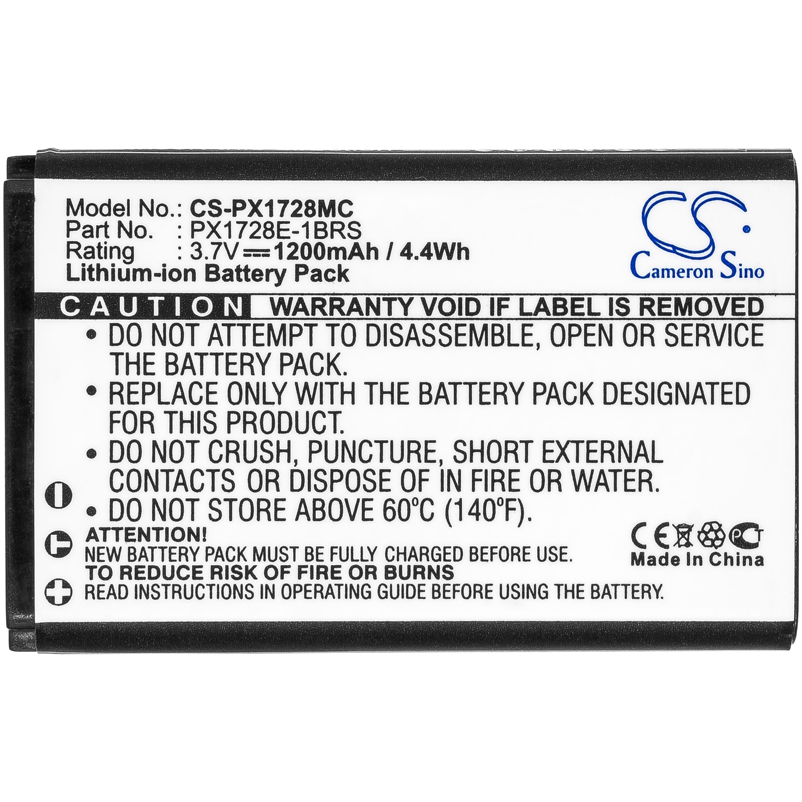 Batteri til kamera for Toshiba Camileo Air 10, Camileo B10, Camileo B10 Pocket m.fl.