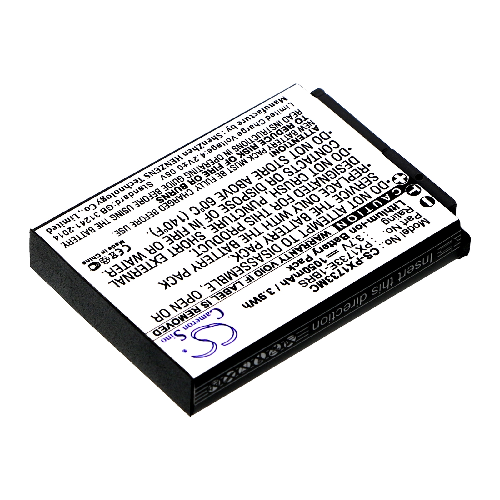 Batteri til kamera for Toshiba Camileo S30, Camileo S30 HD, PA3893U-1CAM