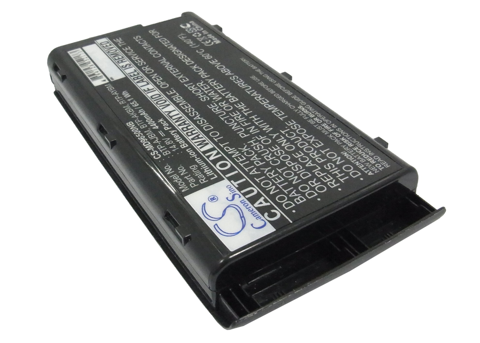 Batteri til bærbar PC, bærbar PC for Medion MD96500, MD97500, MD97600 m.fl.