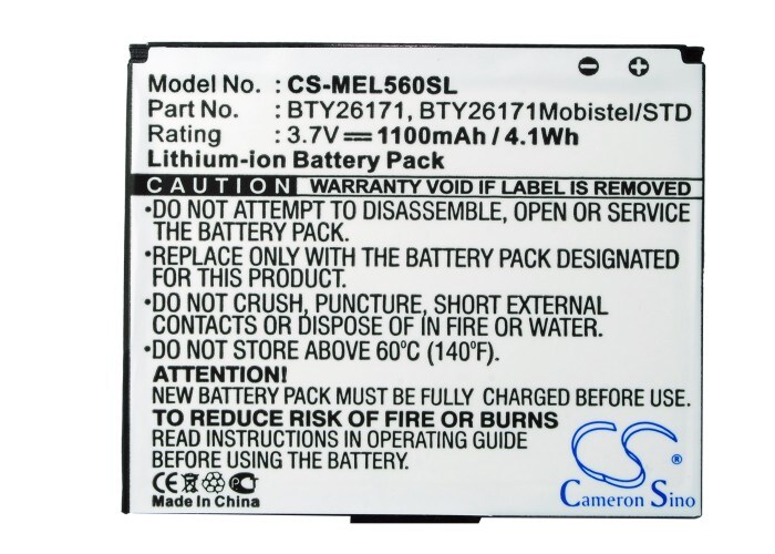 Batteri til mobiltelefon, smarttelefon for Elson EL560, EL560 Dual
