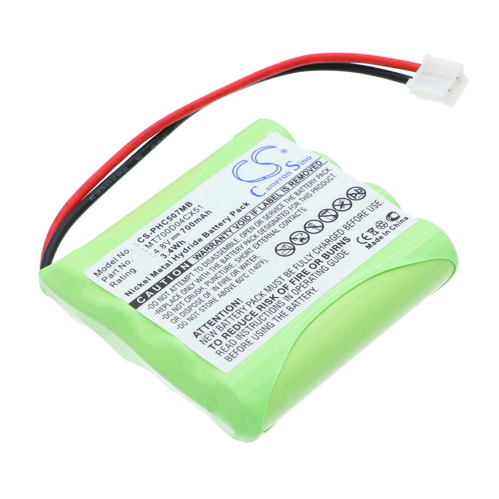 Batteri til BabyPhone for Philips SBC-EB4880 A1507, Avent SCD 468/84-R